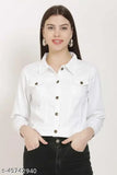 Denim ethnic jackets for women, solid combo, long sleeves, size S-XL, Indian origin