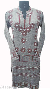 Woolen kurtis for women in printed combo, soft and cozy texture. Ideal for colder seasons, versatile for casual or semi-formal wear. Limited edition, affordable luxury