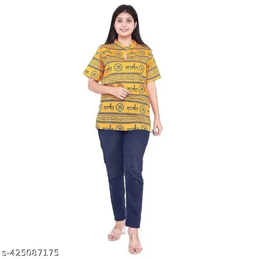 Stylish cotton striped short-sleeve men's shirt, XL with length size 32.5in from India