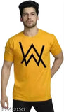 Indian cotton blend men's t-shirt, trendy, glamorous design, short sleeves, printed net pattern