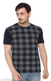 Shaun Men Round Neck Polyester T-Shirt, printed net design, short sleeves, cotton blend fabric, size S-5XL