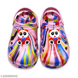 Pink EVA Kids Kung Fu Panda sandals, slip-on style for boys and girls (2.5-5.5 years)