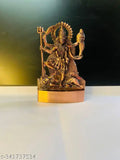 Brass Kali Mata statue, Indian temple decor, 3"x5"x0.5", Kali Ma sculpture