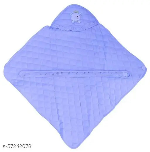Cotton hooded towel for newborn (0-15 months), soft, protective, and snug