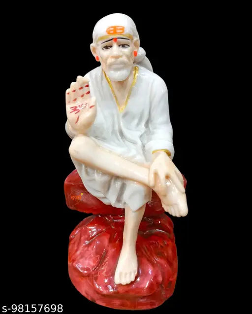 Shirdi Saibaba marble statue, 65" ABS and marble God Idol for home/office decor, used in Mandir