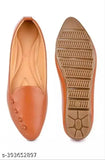 Synthetic leather perforated women's and girls' fashionable bellies from ASHAKTI New Latest Collection (PACK OF 2) - Indian-made comfortable ethnic sandals in various attractive colors