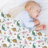 Organic cotton muslin swaddle for newborn baby - Aadhava 100, lightweight AC blanket for play mats, India origin