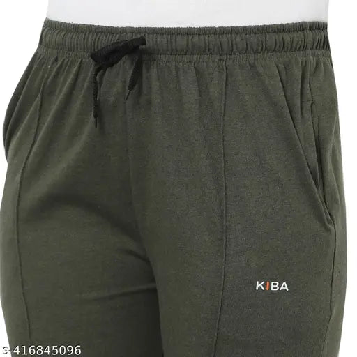 Trendy solid cotton-blend calf-length pyjama for women, vibrant print, great stitching and fit, made in India