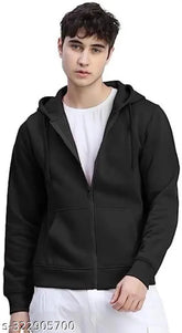 Woolen solid color zip jacket for kids, 10-16 years, Indian design