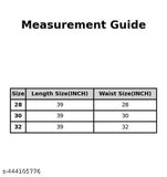 Men's polycotton black jeans, designer LATEST with solid fabric and placement print, size 28, 30, or 32. Made in India