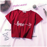 Cotton blend, printed 'Fancy Fabulous' women's short sleeve t-shirt (S, M, L, XL), made in India