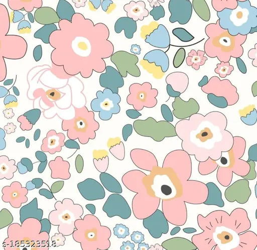 Glace cotton, floral printed, king size elastic fitted bedsheet with two pillow covers for 10" mattresses, suitable for summer