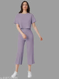 Latest summer collection polycotton top & bottom set, solid color, soft & comfortable women's sleepwear/nightdress, perfect gift for loved ones