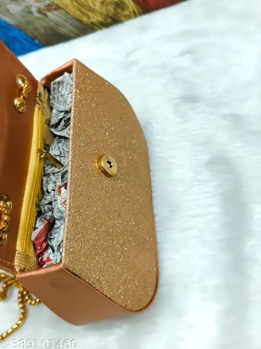 Quilted synthetic sling bag, free size, imported from India - Mish women's and girls premium bag