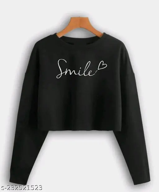 Women's printed cotton blend long sleeves tops & T-shirt, vibrant design on glamour fashion apparel for sizes S-XL (36in-42in bust, 15in-18in length), Indian craftsmanship