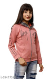 Light pink polycotton S-Girls Micky Mouse hoodie with long sleeves and printed net pattern. Kids' apparel for ages 11-16 years. Made in India