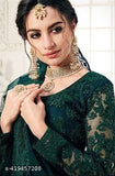 Fancy net lehenga set, embroidered top and dupatta from India, free size (waist: 42in, length: 42in, dupatta: 2.05in)