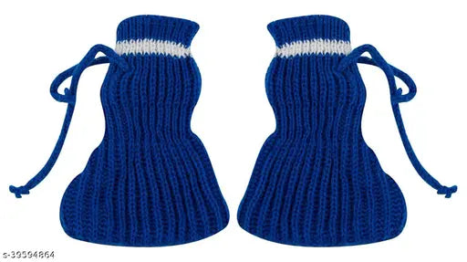 Boys blue wool striped sweater, long sleeves for infants and toddlers, India origin