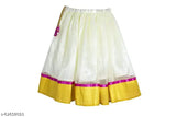 Indian Girls Traditional Outfit, Chanderi Silk Choli with Satin Lehenga, embellished and embroidered, 6-8 years