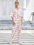 Stylish designer women's lyocell top & bottom sets with long sleeves, India-made wardrobe essentials for S, M, L, XL sizes