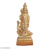 Multicolor polymarble Murugan idol, 26cmx11cmx7cm, perfect for home decor or religious setting