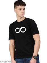 Black 100% Cotton London Crew Round Neck Half Sleeve T-Shirt with Graphic Print, perfect for men's casual wear and gym. Made in India