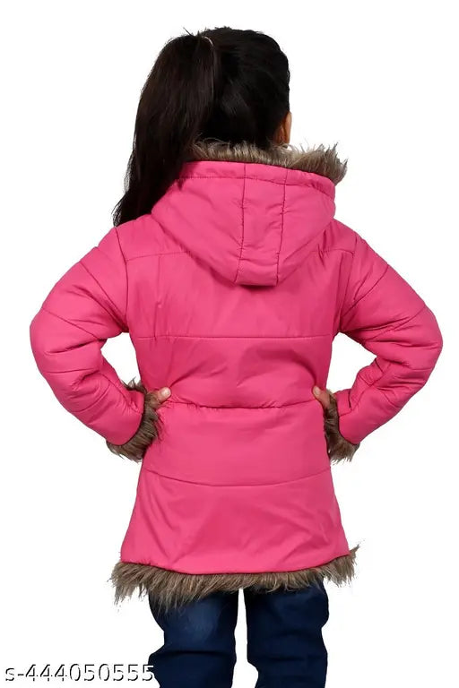 Girls' new fashion solid polyester jacket in various sizes: 1-2 years, 2-3 years, 3-4 years, 4-5 years. Indian children's clothing