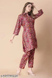Rayon rose cord set for women, long-sleeved rayon outfit with various sizes from S to 7XL, made in India