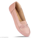 Synthetic leather, perforated Acefit Women's Stylish Bellies, closed back fashion accessory - India