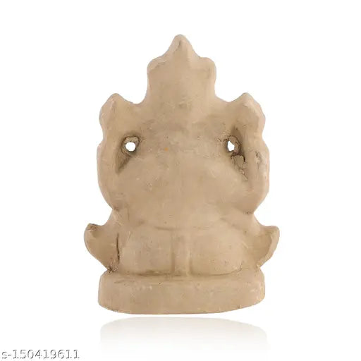 Eco-friendly ceramic Ganesha Idol, biodegradable and handcrafted from India