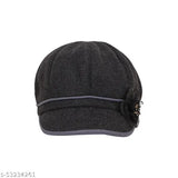 Warm, woolen Dopamine women's winter beanie with brim (India) - soft, cozy, and stylish baseball cap for one