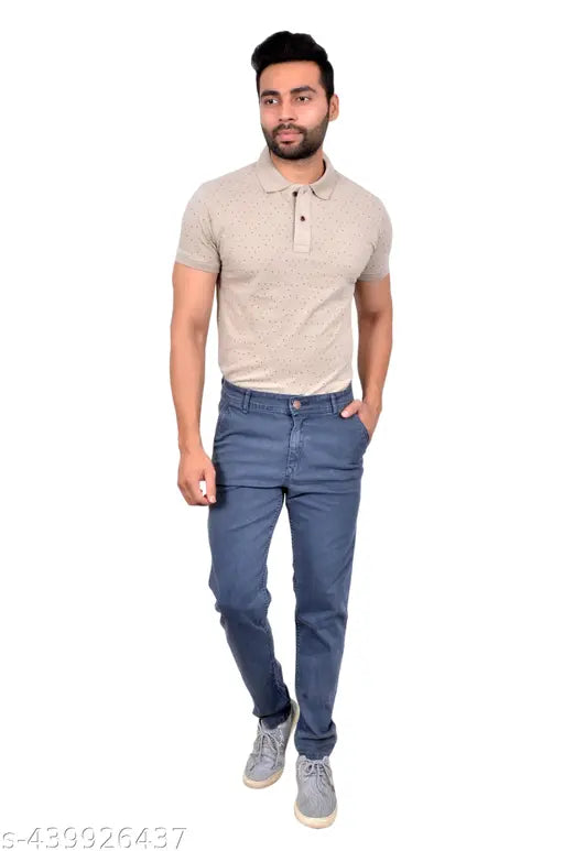 Denim jeans for men - dyed/washed, versatile fit with sizes from 28 to 40 inches