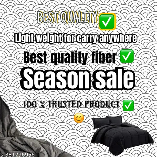 Microfiber 3D printed Best Rajai quilt, ideal for heavy winter seasons (450 thread count, 4ft x 7.5ft)