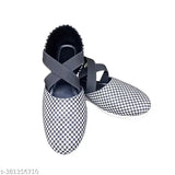 Grey synthetic Bellies and Ballerinas shoes for women's school, college, or wedding events. Comfortable, colorblocked design in 100% pure synthetic material