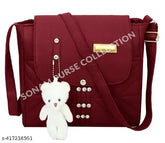 Tan embellished net Seeling bag. Free size fabric tote from India