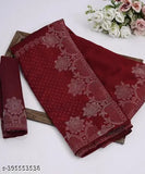 Diamond-work black Georgette saree for women, embellished with high-quality lace and separate satin silk blouse