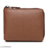 Royal Craft faux leather fashion wallet, 2 compartments, free size (12cm x 10cm), modern men's accessory from India