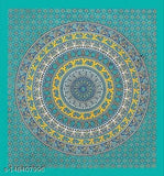 Double bed pure 100 cotton Jaipuri bedsheet, 90x100, Indian-made, 2 pillow covers included