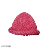 Women's woolen winter skull beanie, soft & warm, perfect for gifting, fur-patterned hat from India