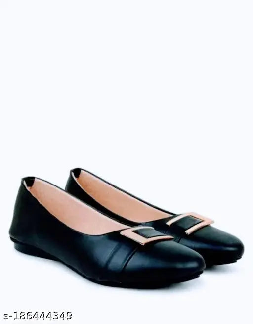 Synthetic lightweight ballerinas, comfortable belly slip-ons for women, Indian sizes IND-3 to IND-8