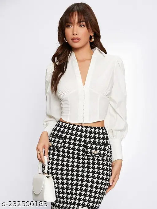 Printed polyester bodycon skirt, women's fit & flare style, machine washable, comfort-focused, size 26 (IN)