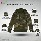 Unisex cotton camo pullover, solid pattern, comfortable and soft, ideal for camo enthusiasts, 1-4 years old, India origin