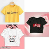 Trendy retro women's cotton blend t-shirt with short sleeves and printed net pattern, available in sizes S, M, L, XL from India