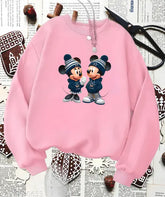 Pretty Elegant Girls Polycotton Sweatshirt in Long Sleeves, Printed design for 8-9 years to 15-16 years, Indian origin