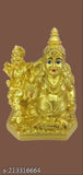 High-quality, 8cm poly resin Lakshmi-Kubera idol from India on display shelf