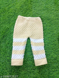 New Born Baby Striped Woolen Hoodie Pajama Set with Striped Socks, made in India (0-3 Months, 0-6 Months, 3-6 Months)