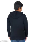 Long-sleeve printed cotton sweatshirt for boys (7-8yrs), Indian-made