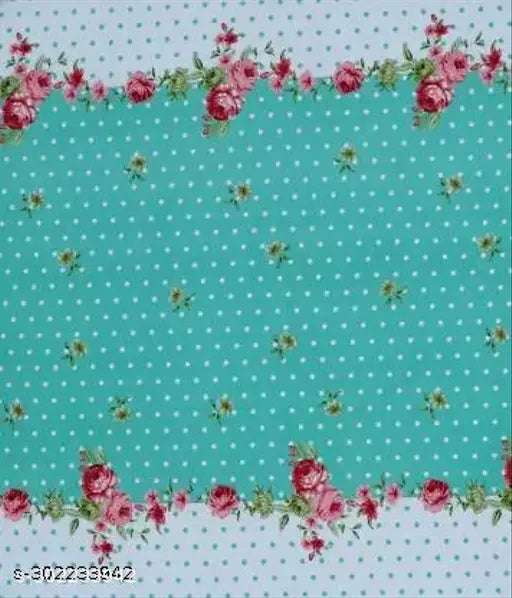 Brown box line: Luxurious cotton fitted Queen bedsheet (72x78) with 2 pillow covers, floral print, elastic fit, durable & machine washable