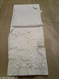 Mirror work cotton pant, chikankari pattern, handcrafted Indian ethnic wear