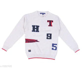 Cotton kids sweater, solid color long sleeve for boys aged 12-15 months to 14-15 years, India origin